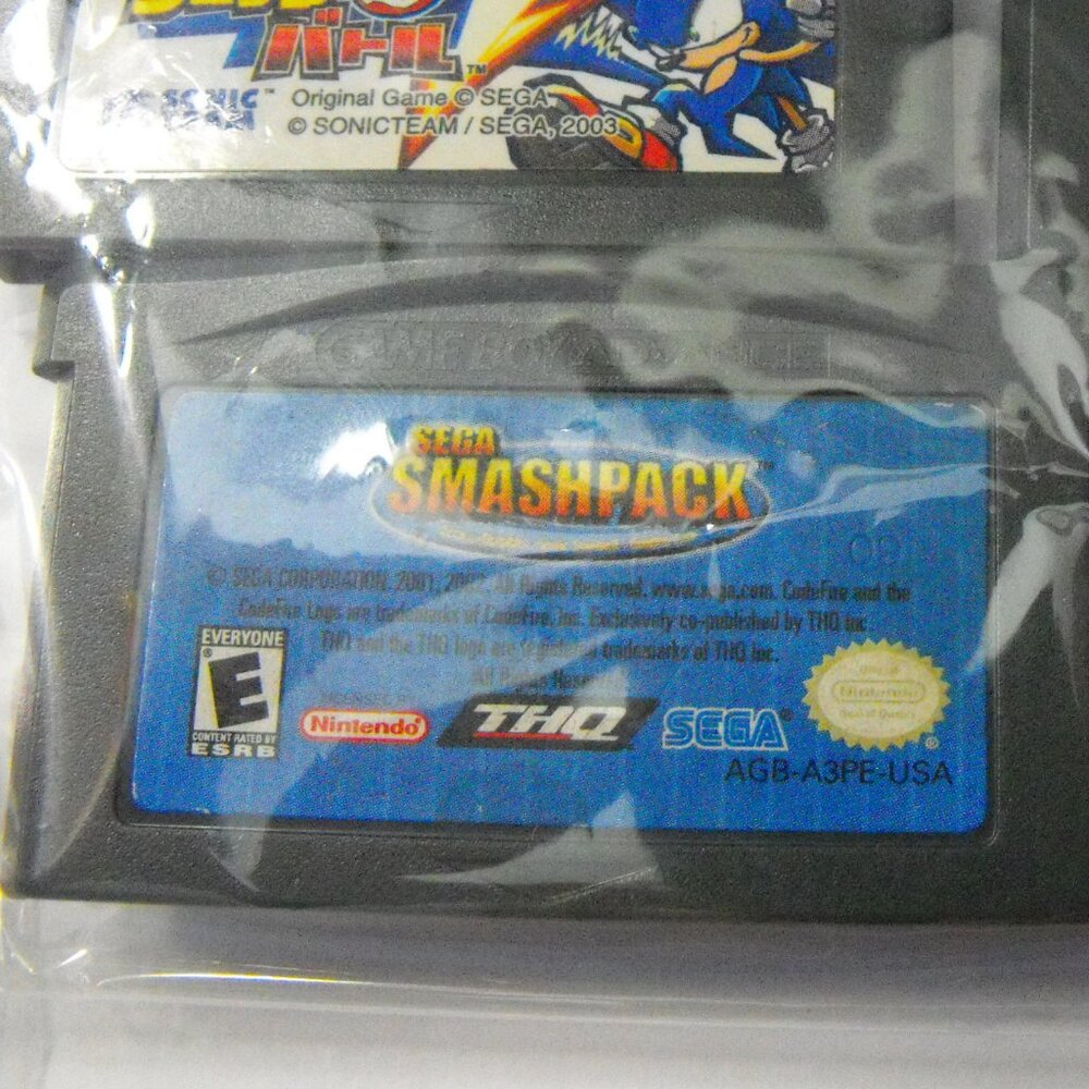 Gameboy Advance Sonic Smashpack and Sonic Advance (1)